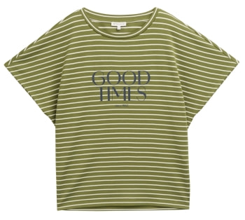 Tom Tailor Striped Print női póló
