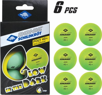 Donic-Schildkröt Glow in the Dark Tischtennisbälle Donic-Schildkröt Glow in the Dark Tischtennisbälle