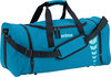 Blaue Sporttasche mit Erima-Logo und Schultergurt.