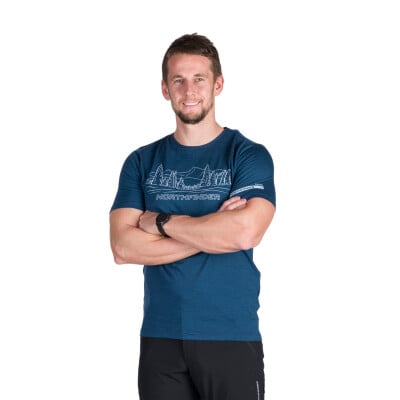 Northfinder Olek, pánske merino tričko Northfinder Olek, pánske merino tričko