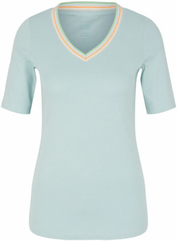 Tom Tailor TOM TAILOR Colored V-Neck női póló