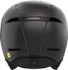Schwarzer Alpina Skihelm mit Mips und Größenverstellung.
