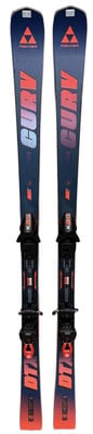 Fischer CURV Skier mit Bindung, geeignet für sportliche Skifahrer. Fischer CURV Skier mit Bindung, geeignet für sportliche Skifahrer.