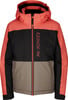 Skijacke mit Farbblockierung und McKinley-Logo auf der Vorderseite.