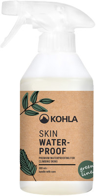 Kohla Skin Waterproof Spray für Premium-wasserdichte Kletterhaut. Kohla Skin Waterproof Spray für Premium-wasserdichte Kletterhaut.