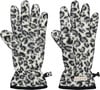 Handschuhe mit Leopardenmuster und rutschfesten Punkten auf der Handfläche.