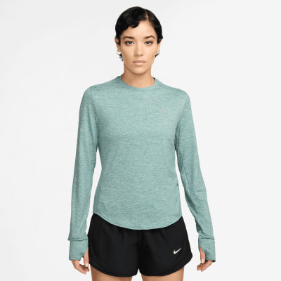 Nike Swift langarm Laufshirt mit Halfzip