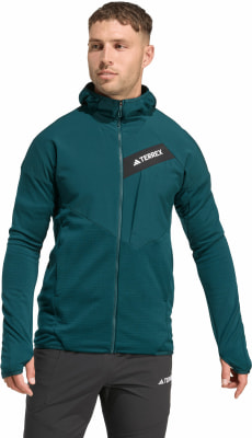 adidas Terrex Techrock CLIMAWARM+ Wind Fleecejacke mit Kapuze