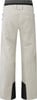 Beige Skihose mit schwarzen Details an den Hosenbeinen.