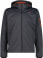 Melange Softshelljacke mit Kapuze