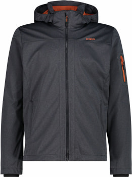 CMP Melange Softshelljacke mit Kapuze