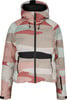 Stilvolle Damen-Skijacke mit modernem Farbmuster.