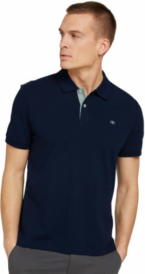 Tom Tailor Basic férfi galléros póló