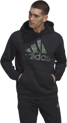 adidas M CAMO HD férfi kapucnis felső