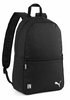 Schwarzer Puma-Rucksack mit Logo und Aufschrift IN auf der Vorderseite.