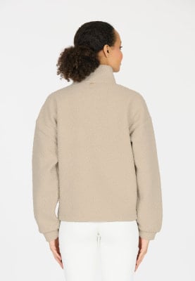 Athlecia Florrie W Sherpa Sweatshirt m.half Zipp langarm