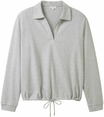 Tom Tailor TOM TAILOR Cosy Polo Collar női pulóver