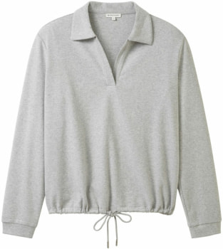 Tom Tailor TOM TAILOR Cosy Polo Collar női pulóver