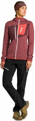 Ortovox Fleece Grid Fleecejacke mit Kapuze