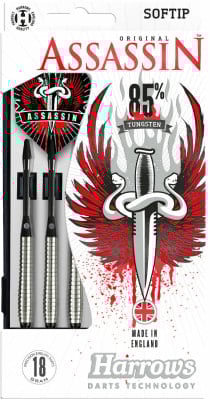 Harrows Assassin 3er-Set Soft Dartpfeile