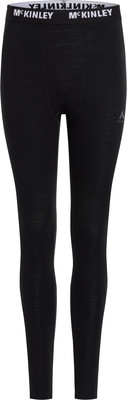 Schwarze McKinley Thermoleggings mit Logo auf Bund und Oberschenkel. Schwarze McKinley Thermoleggings mit Logo auf Bund und Oberschenkel.