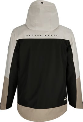 Rückseite einer Jacke mit ACTIVE REBEL Schriftzug und Logo oben. Rückseite einer Jacke mit ACTIVE REBEL Schriftzug und Logo oben.