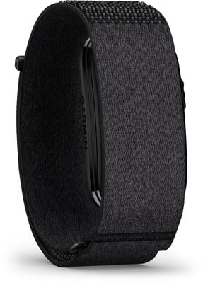 Schwarzes Textilarmband für Garmin Smartwatches mit Logo Schwarzes Textilarmband für Garmin Smartwatches mit Logo