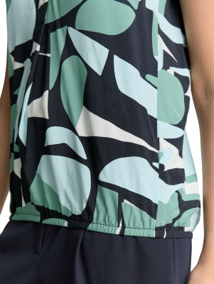 Tom Tailor TOM TAILOR Blouse Printed Női rövid ujjú blúz
