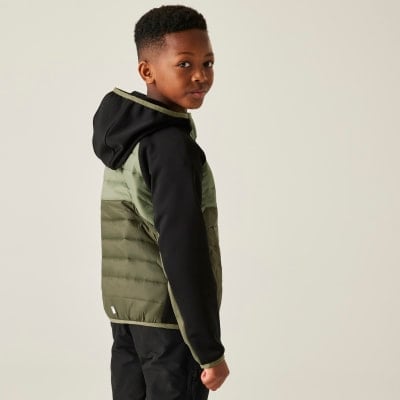 Regatta Kielder Hybrid IX gyerek kapucnis kabát