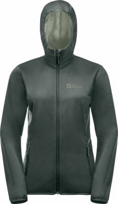 Jack Wolfskin Windhain Softshelljacke mit Kapuze