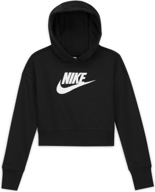 French Terry Cropped Hoodie