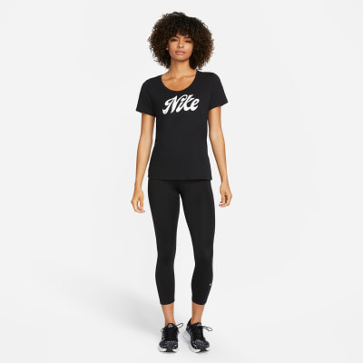 Nike W NK DF Dám. tričko Tee Script