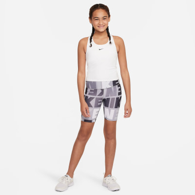 Nike G NK Die. legíny Df One Bke Shrt Logo Prnt krátke