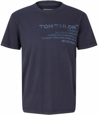 TOM TAILOR Washed T-Shirt férfi póló