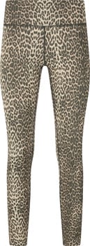 Damen-Leggings mit Leopardenmuster und hohem Bund.