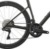 Detail des Hinterrads und der Kurbel eines Scott Rennrads mit Ultegra-Schaltwerk.