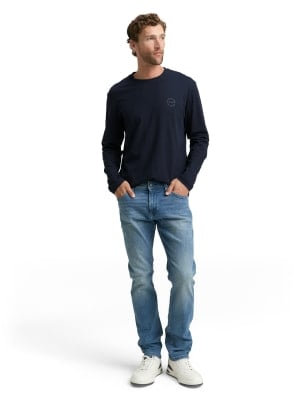 Tom Tailor Printed LS férfi póló