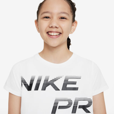 Nike Dri-FIT Pro rövidített lány póló