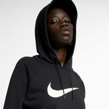 Swoosh Cropped Hoodie női kapucnis felső