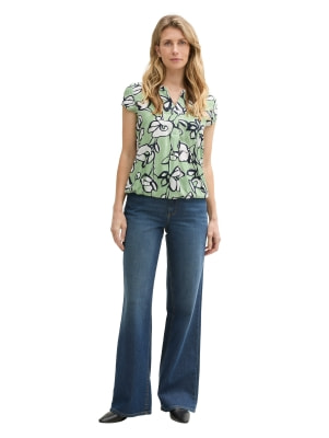 Tom Tailor TOM TAILOR Blouse Printed Női rövid ujjú blúz