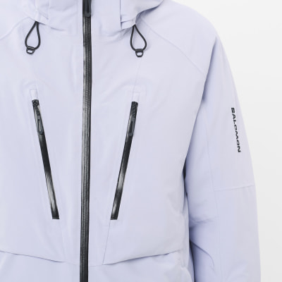 Salomon Brillant Skijacke mit Kapuze