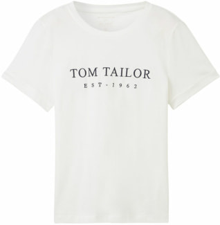 TOM TAILOR Logo Print 1/2 Női póló