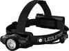 Schwarze LEDLENSER Stirnlampe mit verstellbarem Gurt und leistungsstarkem Licht.