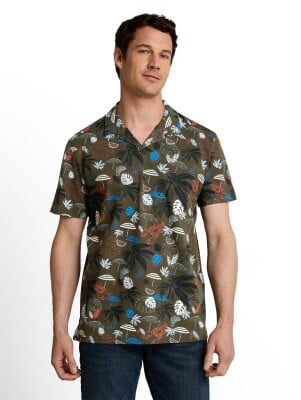 Tom Tailor Allover Printed férfi póló