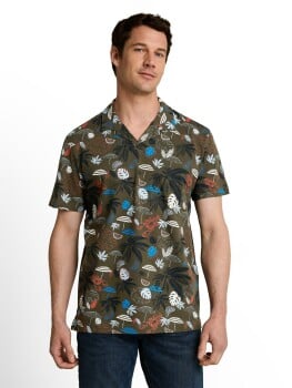 Tom Tailor Allover Printed férfi póló