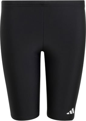 Schwarze Adidas Badehose für Herren mit Logo am Bein. Schwarze Adidas Badehose für Herren mit Logo am Bein.