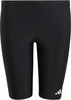 Schwarze Adidas Badehose für Herren mit Logo am Bein.