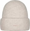 Eine hellrosa Strickmütze mit dem BARTS-Logo vorne.