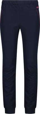 Marineblaue Damenhose mit pinkem Besatz und CMP-Logo. Marineblaue Damenhose mit pinkem Besatz und CMP-Logo.