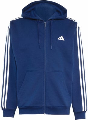 adidas M 3S FL FZ HD Sweatjacke mit Kapuze adidas M 3S FL FZ HD Sweatjacke mit Kapuze
